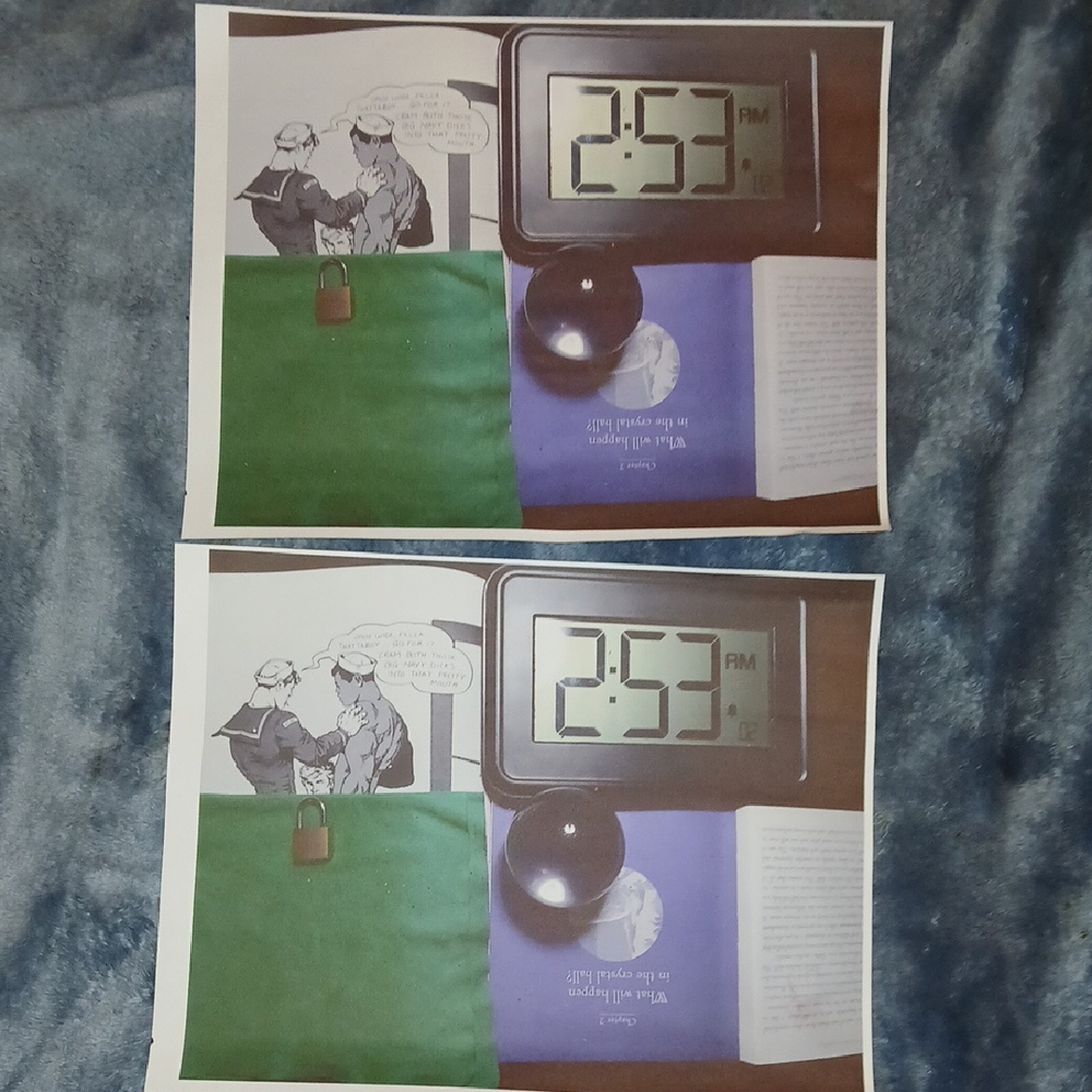 Two art photo paper prints will sign and date.